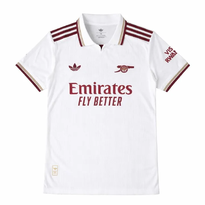 Arsenal Football Club Away Kit 2025/2026 – Men’s White Soccer Jersey, Breathable, Durable & Trendy Fan Wear