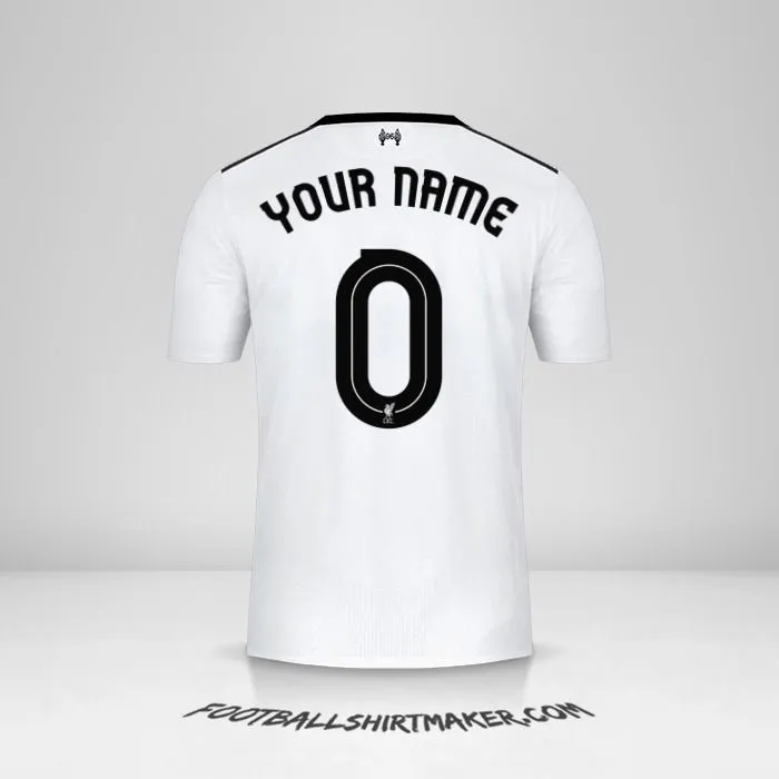 Printed with your chosen name & number Liverpool FC 25/26 Third Away White Jersey – Premium Player Version Men’s Football Shirt, Breathable Quick-Dry Match Kit
