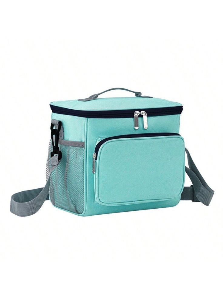 🍱 Portable single cube Insulated Lunch Cooler Bag – Keeps Food Hot & Cold for Hours, Lightweight with Shoulder Strap, Perfect for Work, School, Travel & Picnics ❄️🔥🎒