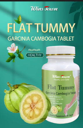 ORIGINAL Flat Tummy Tablet With Garcinia Cambogia (800mg) Wins Town Flat Tummy Pills Garcinia Cambogia 60 Capsules Burns Tummy, Suppresses Appetite, and Boosts Metabolism High Quality Effective Flat