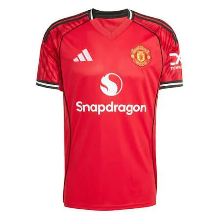 Official-Inspired Manchester United Home Jersey for Men – Lightweight Sports Shirt for Training, Match Day & Casual Wear