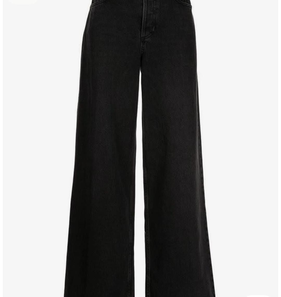 (2 pcs) Stylish Women’s Plain Mummy Jeans – Comfortable & Durable 2-Piece Casual Fashion Set