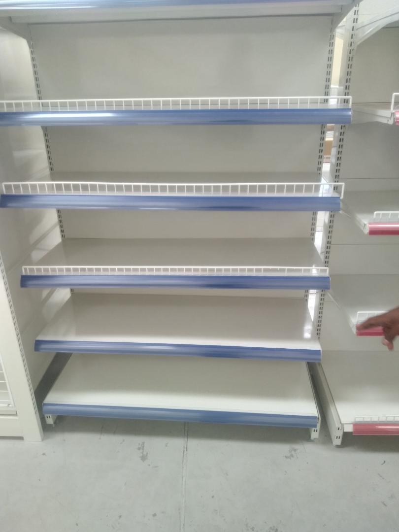 Britways Premium Supermarket Wall Shelves- Heavy-duty Adjustable Display Shelves