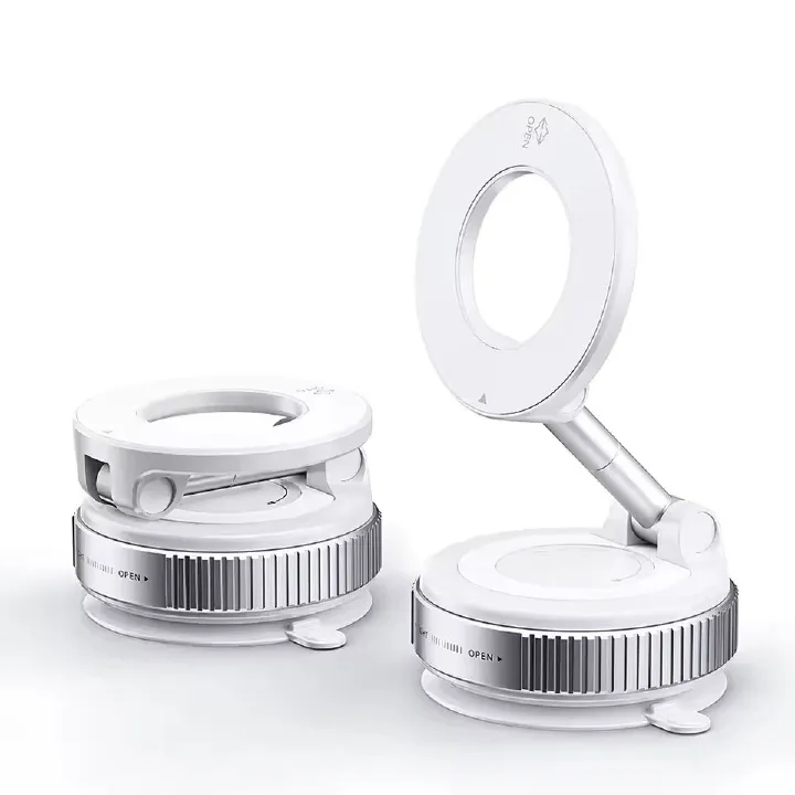 Car phone holder For iphone 12 13 14 15 16,Vacuum Magnetic Holder Foldable Strong Suction Stand for cell phone,handy halterung