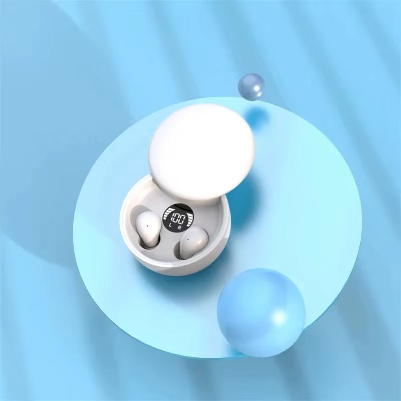 SK26 TWS Wireless Bluetooth 5.4 Headphones In-Ear Invisible Sleep Earbud With Mic Noise Cancelling Earphones HIFI Music Headset