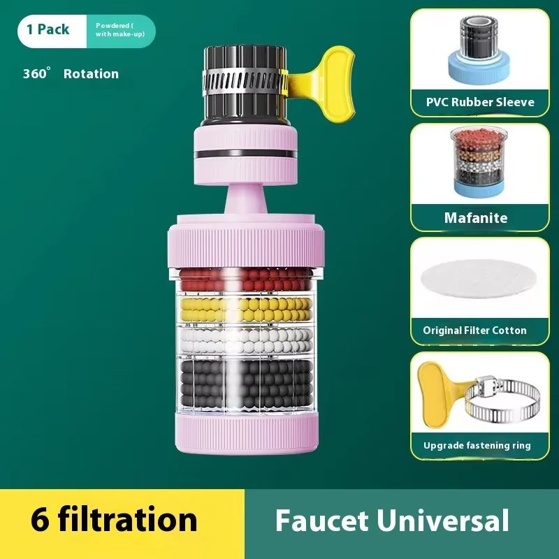 Water Faucet Filter Household Kitchen Home Faucet Mini Tap Water Clean Purifier Filter Filtration Cartridge Carbon Filter