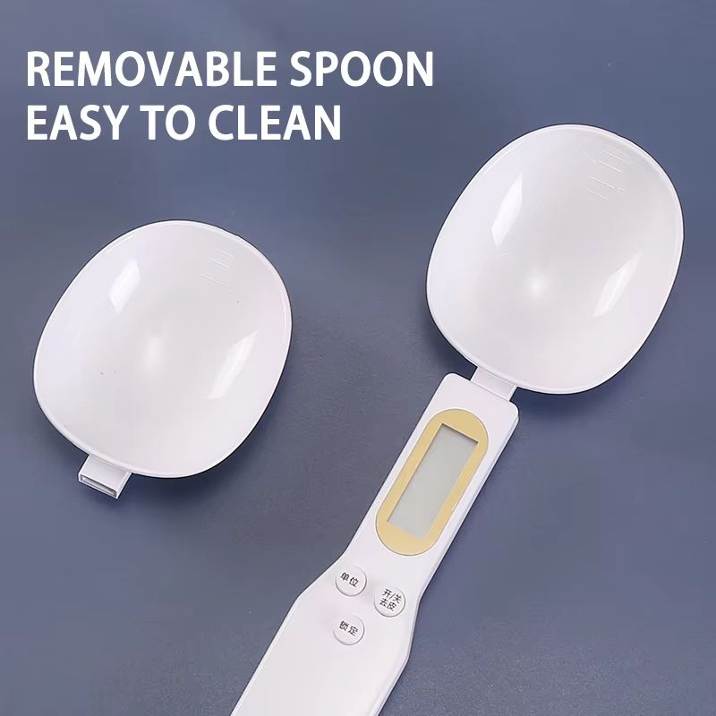 LCD Digital Measurement Adjustable Weighing Spoon Kitchen Scale Electronic Measuring Spoon Coffee Powder Scale Baking Scale