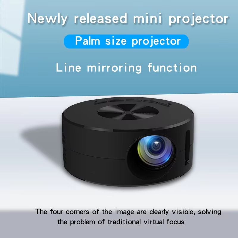 YT200 projector portable home theater small entertainment projector, can be plugged into a phone, supports 5V2A mobile power