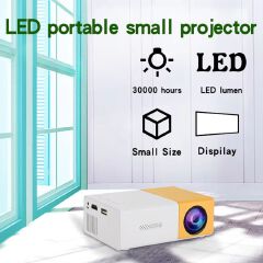 YG300 is suitable for bedroom, dormitory, student mobile screen projection, home theater, 4K projector, home projector