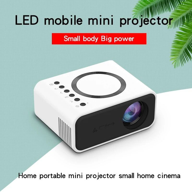 yt300 supports 1080p outdoor use for convenient indoor mobile viewing, and supports the same screen high-definition projector