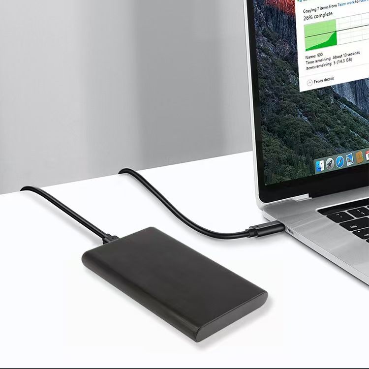 2.5 Inch Portable Hard Drive USB 3.0 External Hard Drive 2TB Metal Plug and Play for Macbook Tablet Computer