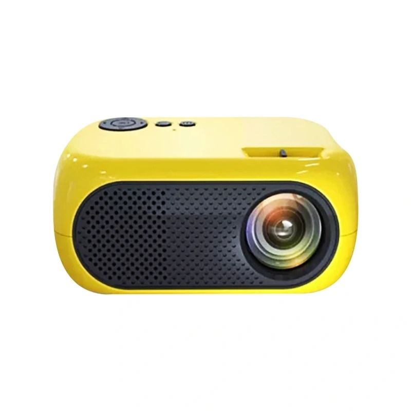 M24 Mini Portable Projector 480*360P USB HDMI Supports 1080P Halloween Children Gift Home Theater Outdoor LED Mini Projector