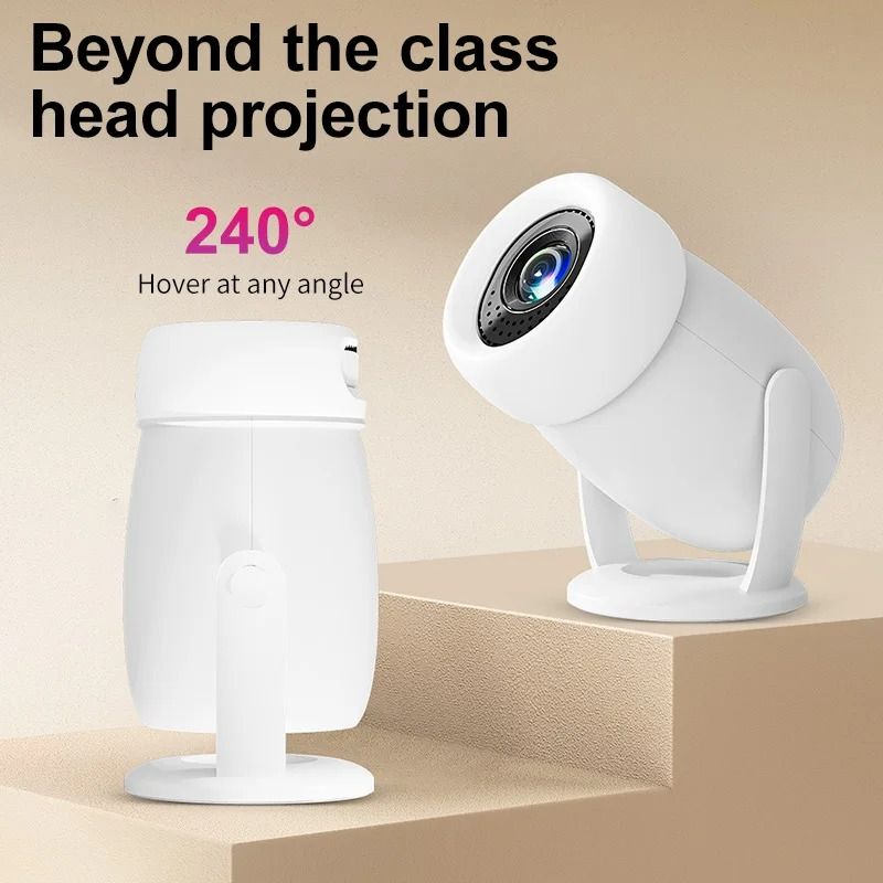 2026 Smart Projector 1080P Portable Android13 HY400 Pro Plus WiFi Game Mini 4K Video Projectors with LED LCD
