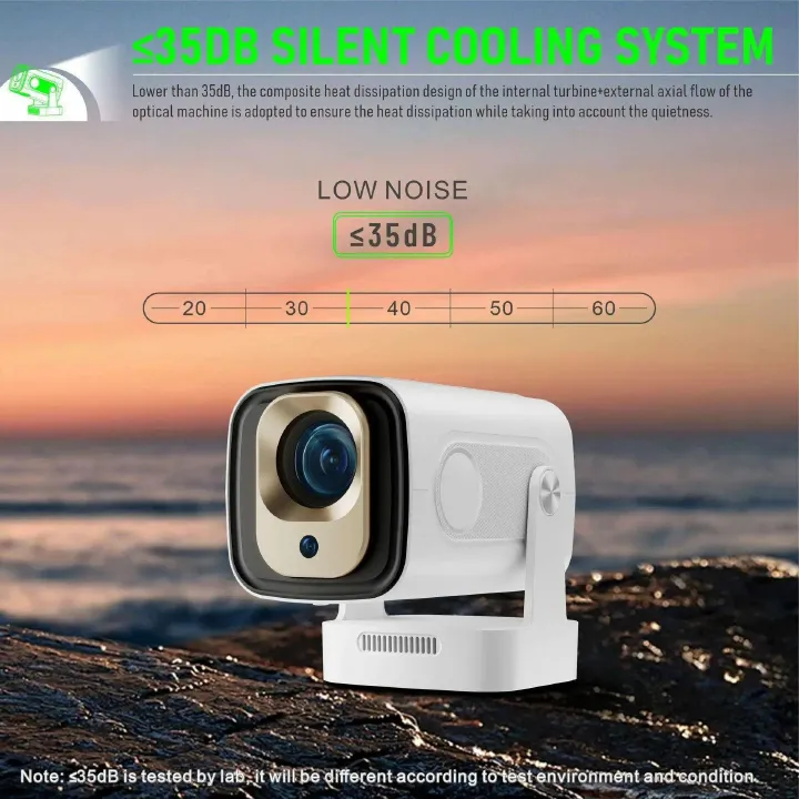 Smart Projector HY260 PRO Android 11 Native 1080P Projector Auto Focus 260ANSI Dual Wifi BT5.4 Home Outdoor with Voice Remote