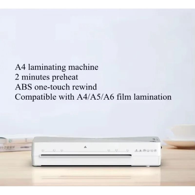 FNL001 laminating machine for office and home use, suitable for cold and hot double plastic of documents and photos below A4
