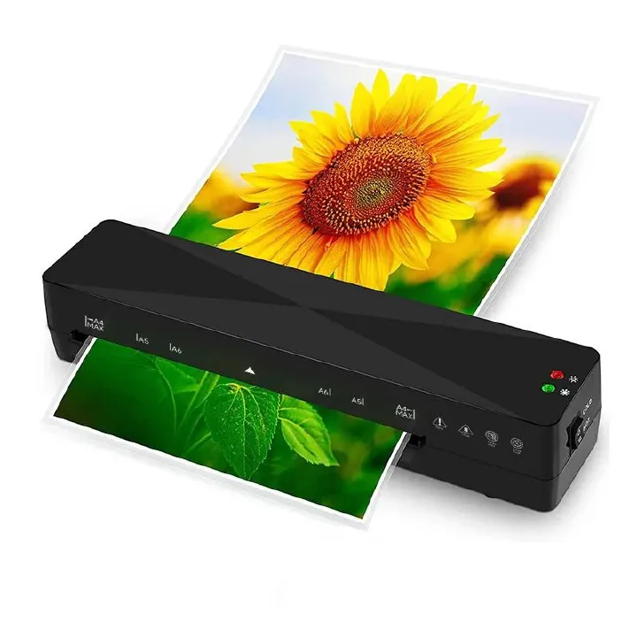 FNL001 laminating machine for office and home use, suitable for cold and hot double plastic of documents and photos below A4