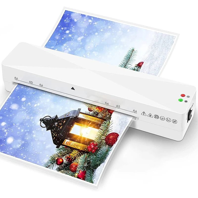 FNL001 laminating machine for office and home use, suitable for cold and hot double plastic of documents and photos below A4