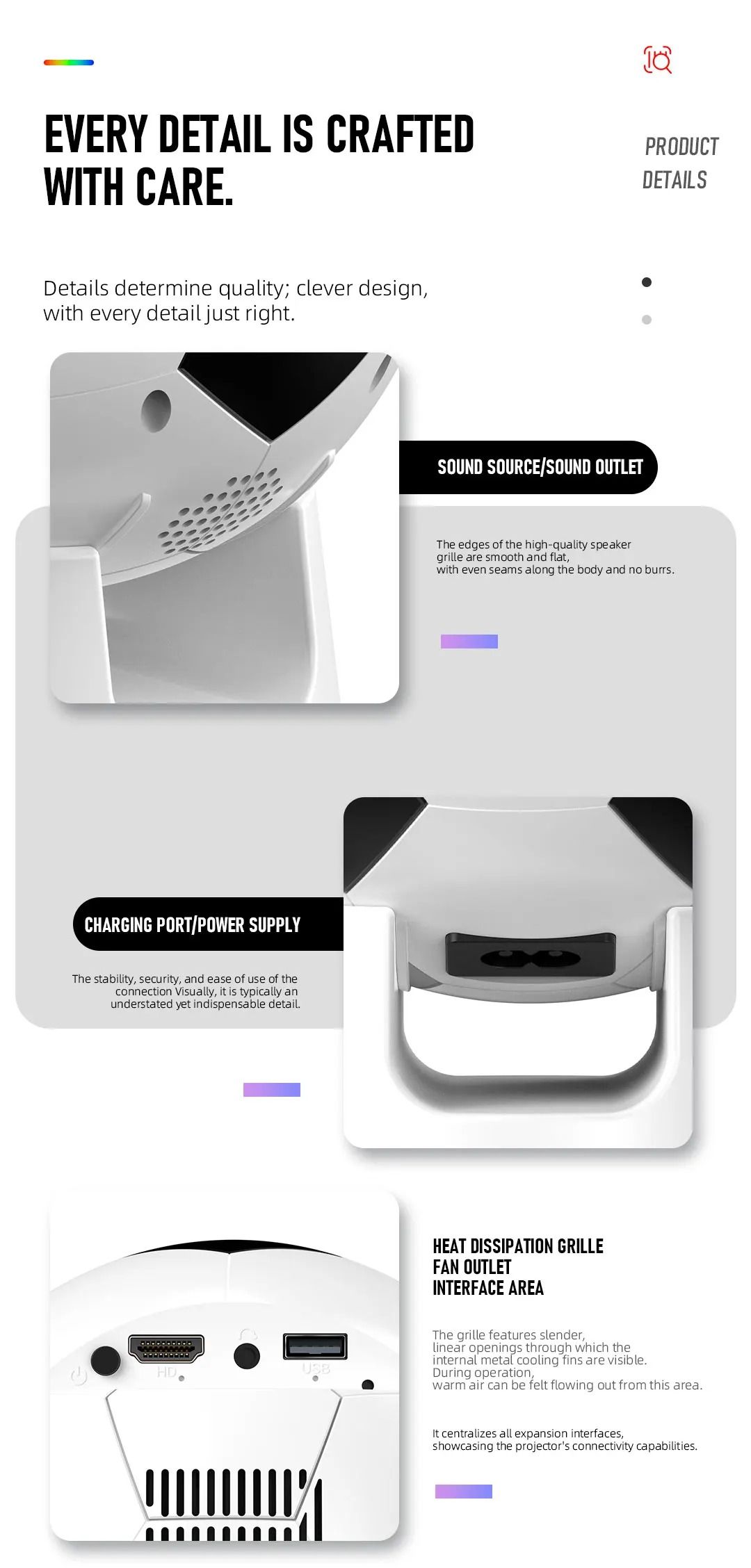 Football projector YT600. Good choices for gift giving. Attract football fans. Mini projectors do not take up space