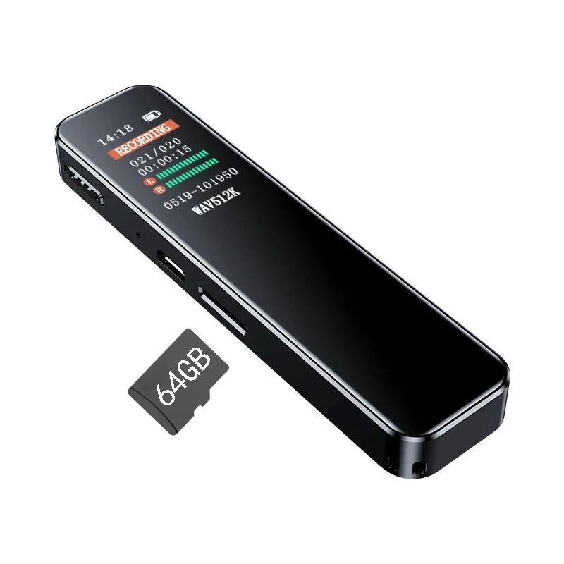 Digital Voice Activated Recorder for Lectures And Meetings with Capacity Sound Audio Recorder