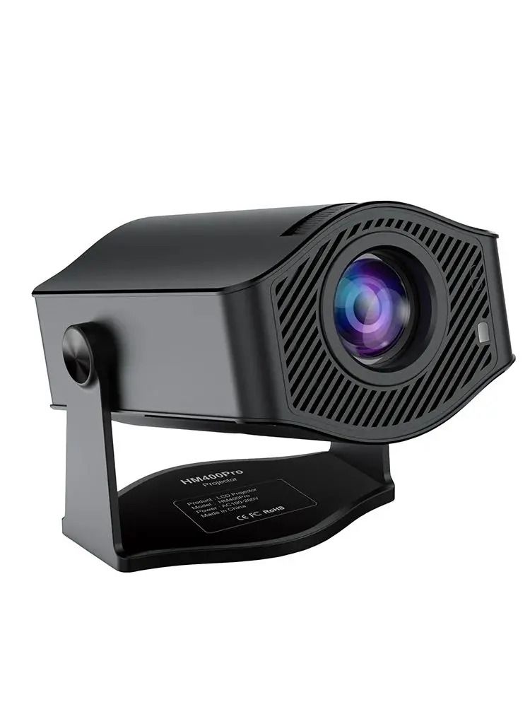 Android 11 HM400 Pro Projector Light Source LED Display Large Screen Dual Wi-Fi6 BT5.2 720P Portable Cinema Projector Upgraded