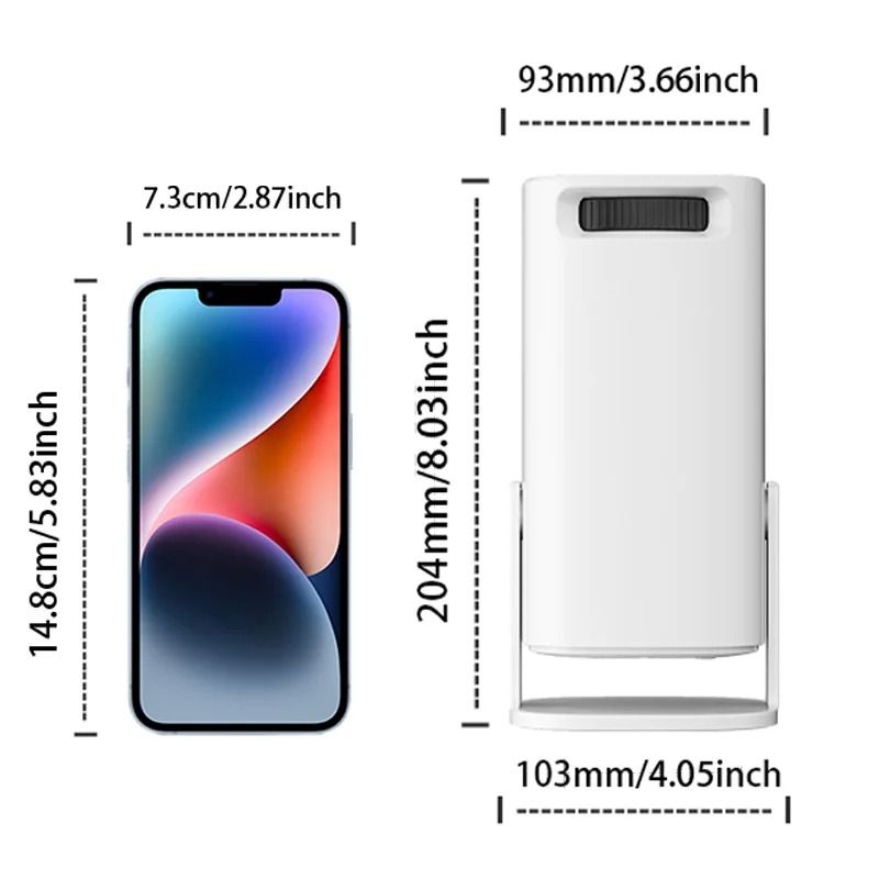 Android 11 Gaming Projector P30MAX 64GB TF Card Wireless Gaming Controller Dual WIFI 1280*720P Home Theater Portable Projector