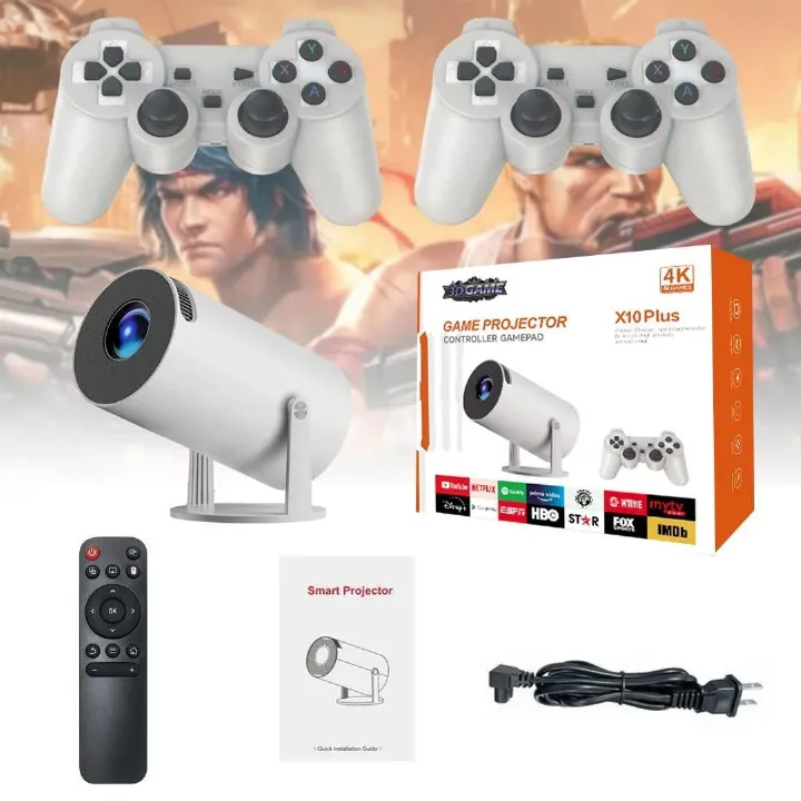 border X10Plus game console projector bubble tube HY300 Android 4K Android H713 smart 720P projector