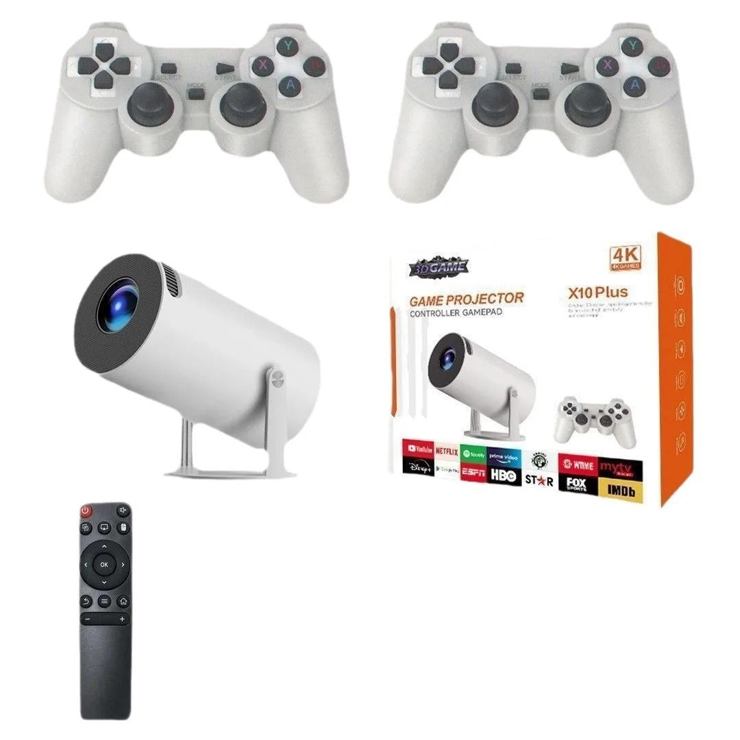 border X10Plus game console projector bubble tube HY300 Android 4K Android H713 smart 720P projector