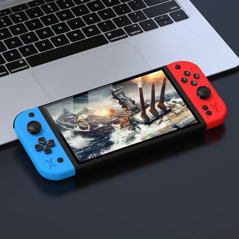 G90 Portable Handheld Game Console for PSP/PS1 7-Inch 64GB 4000mAh High-Definition Screen Retro TV Gaming Console Best Choice