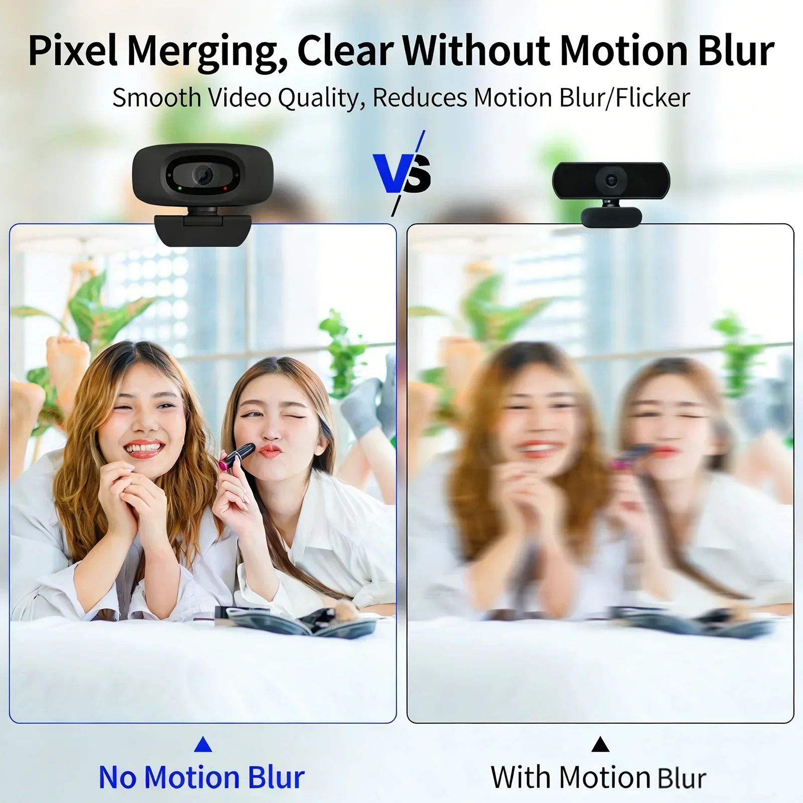 Desktop Computer Camera Smart Noise Reduction Autofocus USB Webcam 120°HD Wide-Angle Microphone PC Laptop Video Shooting Camera