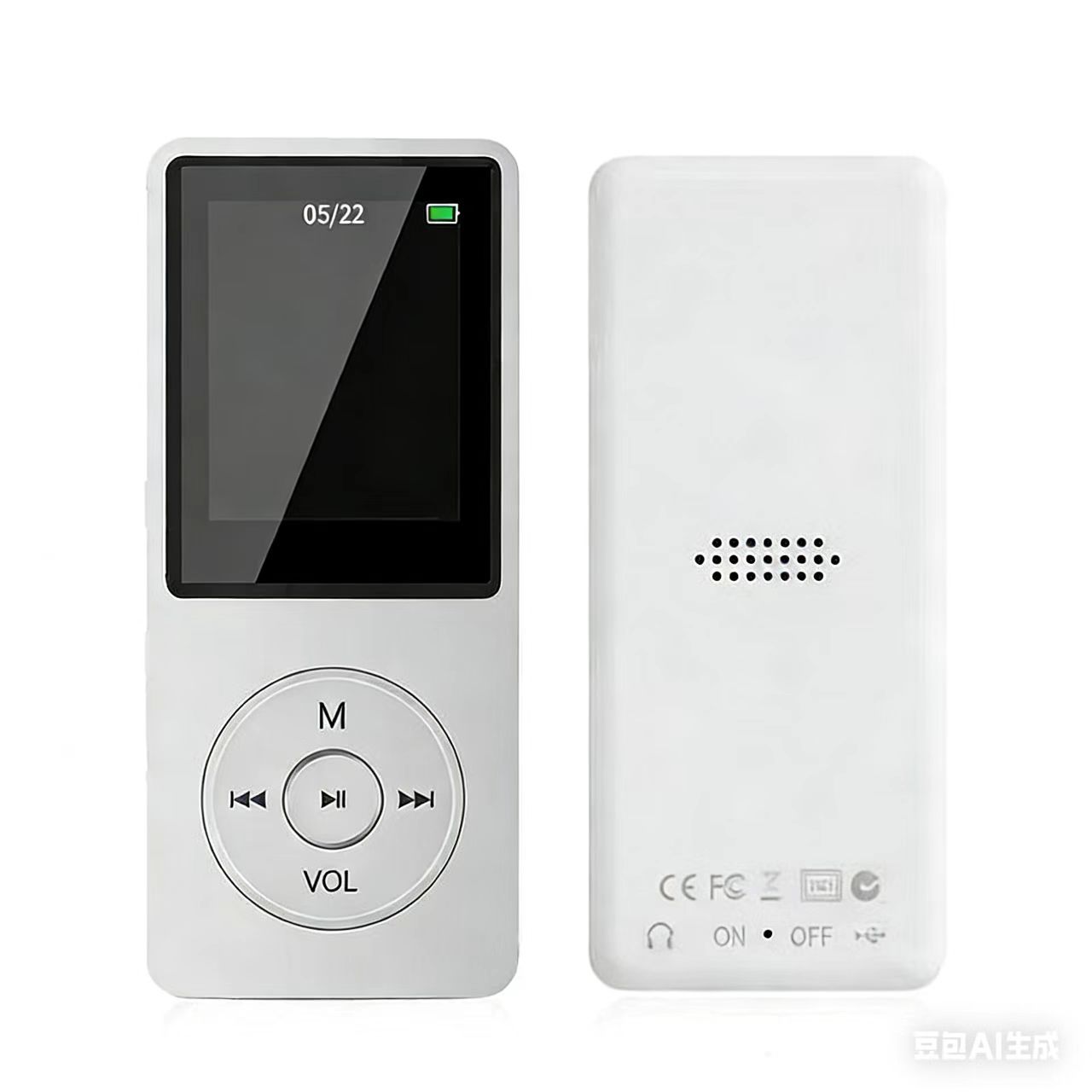 (Gift headphones)"Student MP3 Player with Bluetooth & Speaker - 1.8" Screen, Expandable Storage, Lossless Sound, Dictionary Function"