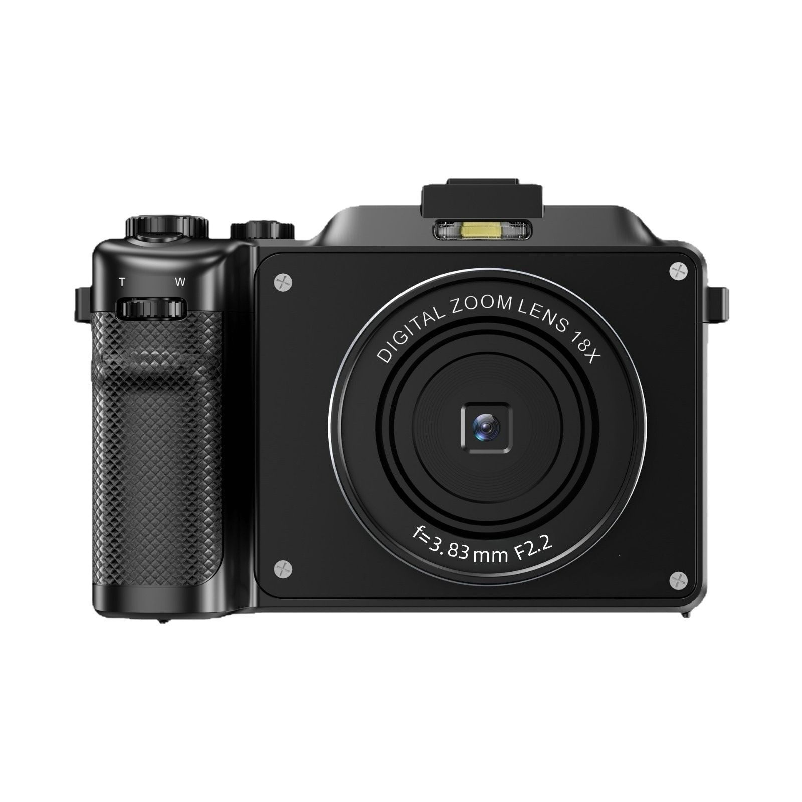 X9 4K 64MP Vintage Digital Camera with HD Screen 18x Zoom Lens 1800mAh Rechargeable Battery Anti-shake Camera with 32G/64G Card