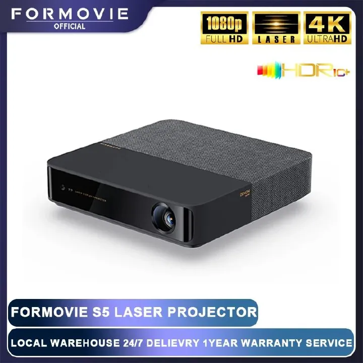 S5 Laser Projector FHD 1080P 1100ANSI Lumens Beamer Portable Mini For Home Smart Theater ALPD Bluetooth Outdoor Cinema
