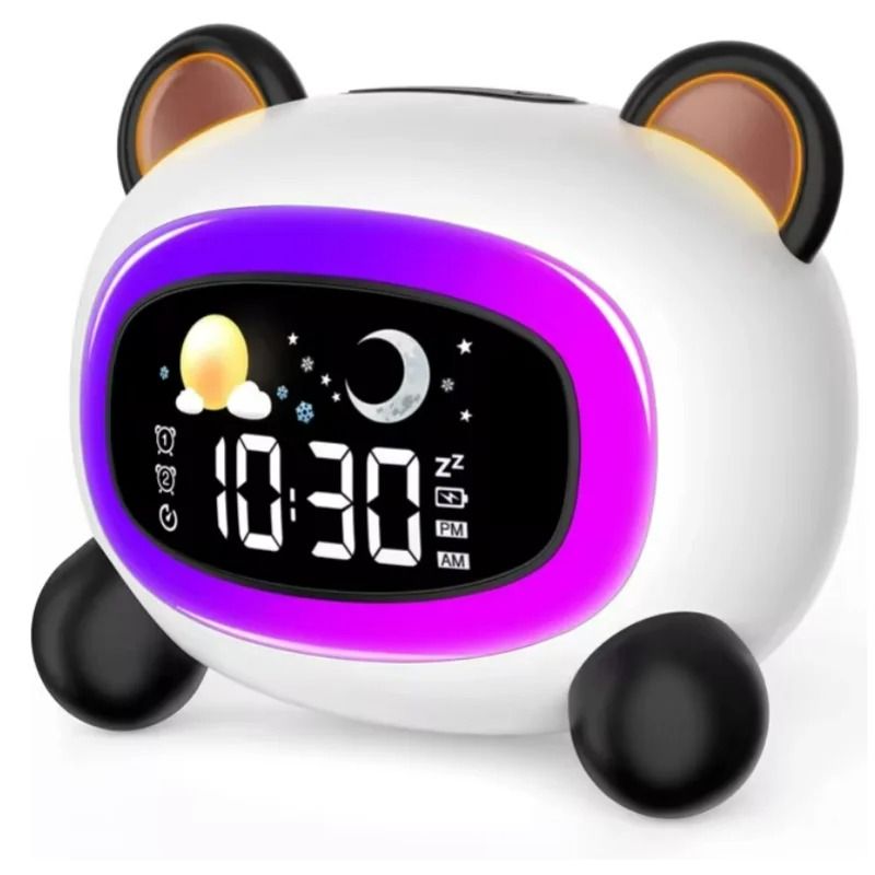 Alarm Clock for Kids Ok to Wake Children with Sleep Training and Sound Machine Birthday Gift for Boy Girls