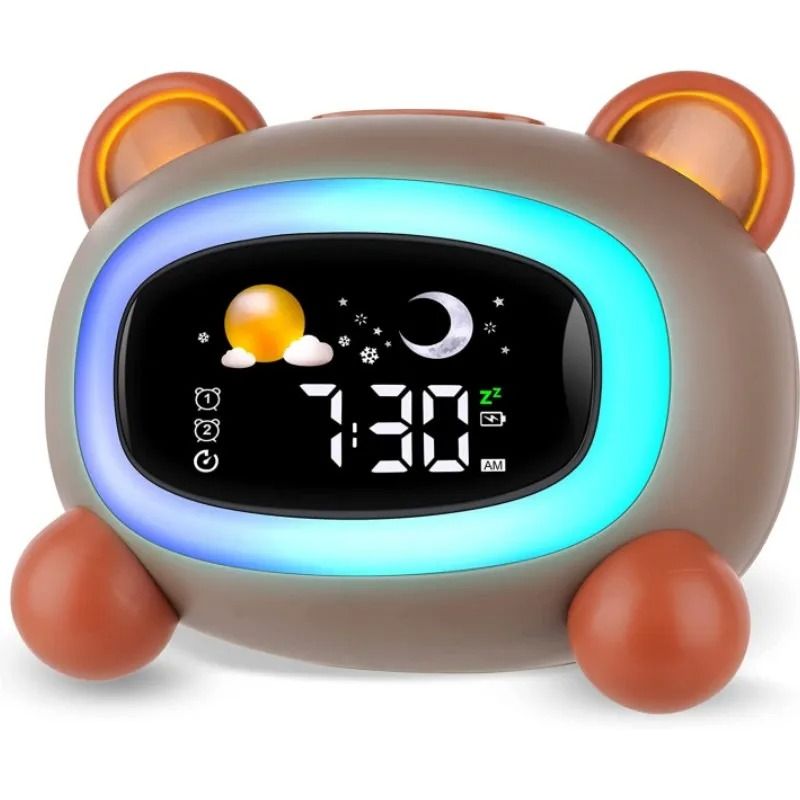 Alarm Clock for Kids Ok to Wake Children with Sleep Training and Sound Machine Birthday Gift for Boy Girls