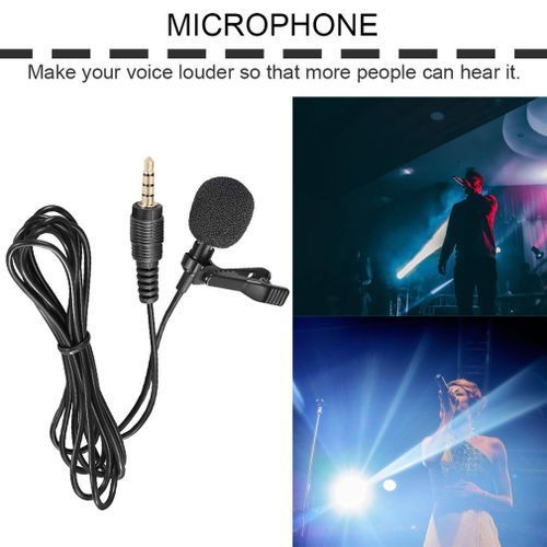 Lavalier Mini Lavalier Mic Tie Clip Microphones Smart Phone Recording PC Stage Performance Wireless Microphone Dynamic Microphone Wired