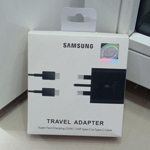 Samsung Fast Charger 25W USB C Type C To C Full Wall Charger Super Fast Adapter Android Phone Charger For Galaxy A16, A15 5G A14 A13 A53 A54 A55 A06 A04s A05s A12 A52 S25 S24 S23 S22 S21 S20 S10 Z Fli