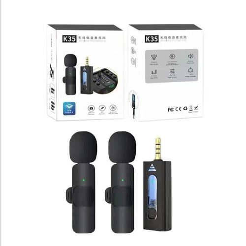 K35 Plug-and-Play Wireless Lavalier Mic – Professional Audio Solution for Mobile Creators