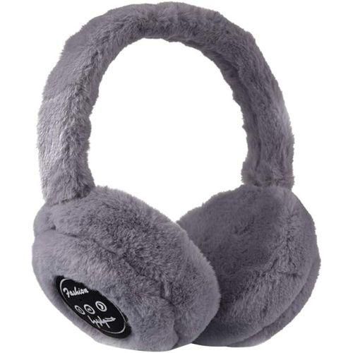 Wireless Bluetooth Headphones - Fluffy Over-Ear Headset with Built-in Mic & SD Card Slot - Multicolor Gradient FREGT