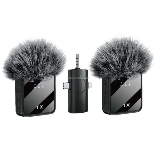 F11-2 Rechargeable Wireless Mic – Noise Cancelling Lavalier Microphone For Video, Interviews & Streaming