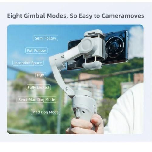 Gimbal stabilizer, smart phone anti shake AI intelligent gimbal stabilizer with app control, smooth photography Gimbal stabilizer
