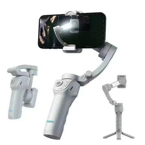 Gimbal stabilizer, smart phone anti shake AI intelligent gimbal stabilizer with app control, smooth photography Gimbal stabilizer