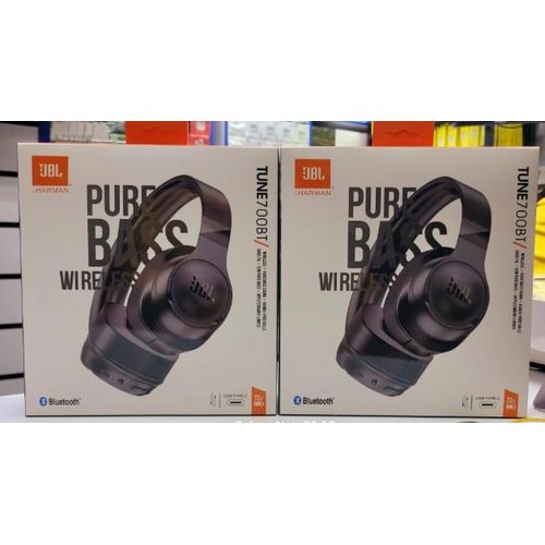 Jbl Tune 700BT Wireless Over-Ear Bluetooth Headphones, Pure Bass, Foldable, Long-Lasting Battery RT