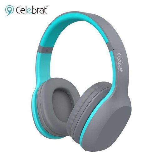Celebrat A18 ANC Bluetooth Wireless Headphone powered by a built-in battery 30H long play back time adjustable BLACK,RED, BLUE
