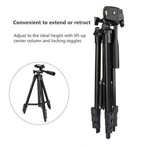 High quality extendable aluminium tripod 3120 digital camera DSLR Smart phone long selfie stick tripod stand mobile phone stand