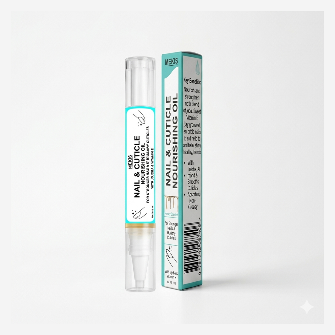 Mekis Nail & Cuticle Nourishing Oil Pen - Helps restore strength, softness, and a naturally healthy shine.