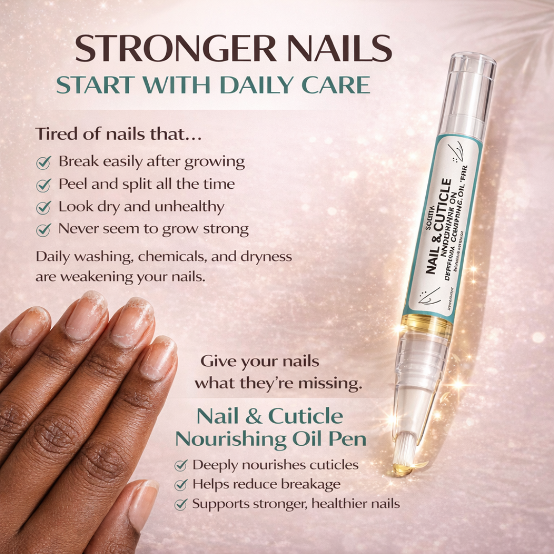 Mekis Nail & Cuticle Nourishing Oil Pen - Helps restore strength, softness, and a naturally healthy shine.