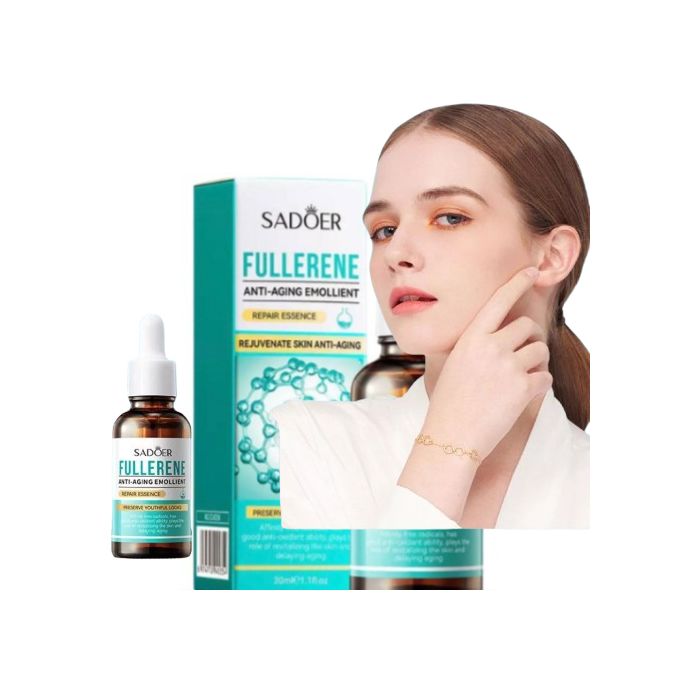 SADOER 5 in 1 Set Anti Acnes Salicylic Acid Serum,+Fullerene Anti Aging  Essence+Strawberry Ageless + Astaxanthin Anti-Oxidation +Niacinamide Face Brightening Essence Vitamin C compliment Skin Care