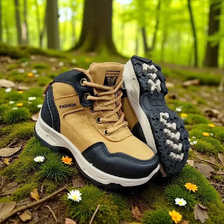 Adventure-Ready Kids Boots, Style Meeting Durability. The Perfect pair, all season comfort kids boots. happy feet, happy kids. Rugged Charm, Lace-Up Look, Premium Comfort And Design, Smart And Sporty