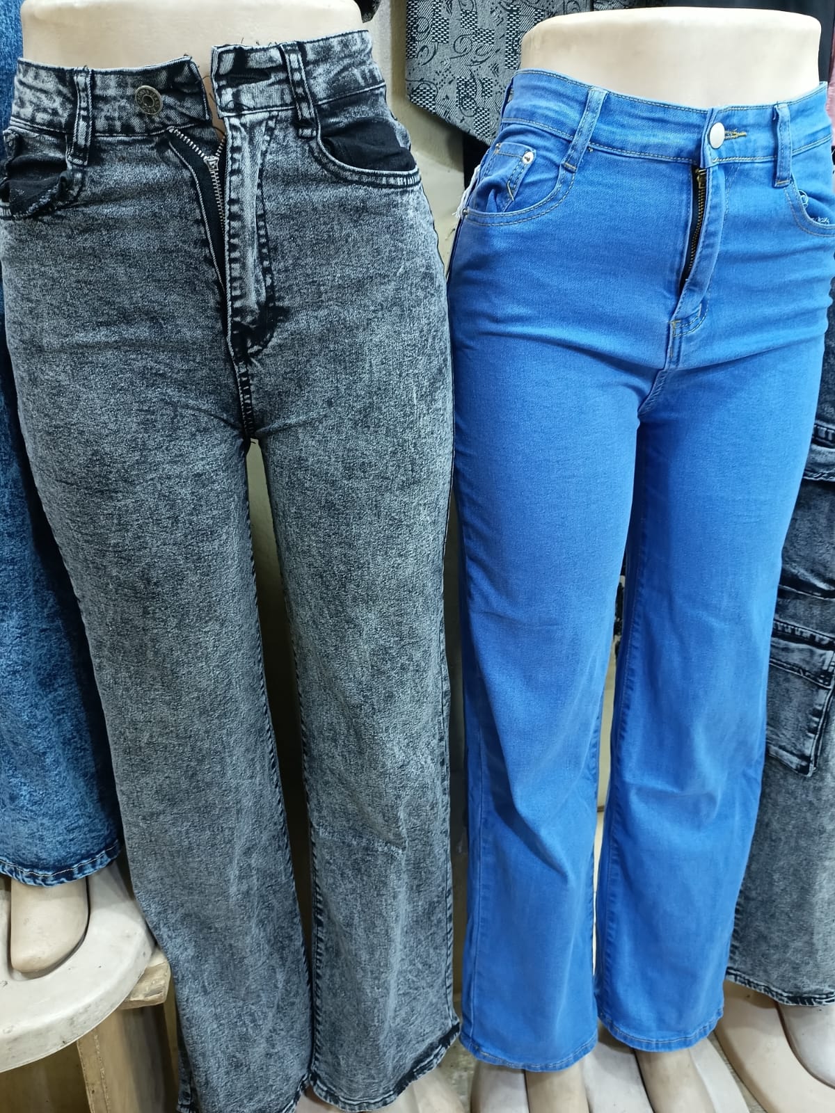 Women’s Plain High Waist Mummy Jeans