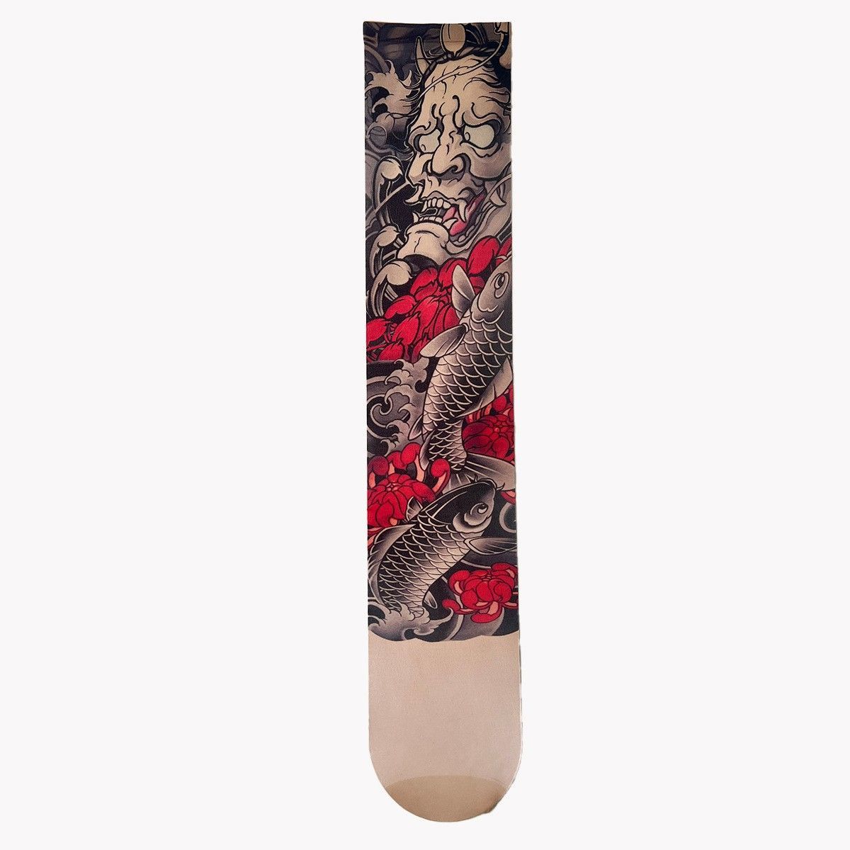 2*Sets 360 ° digital printed leg tattoo single tube stockings trendy summer thin cut anti hook stockings